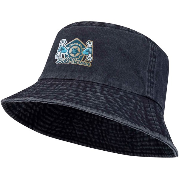 Obrázky: Bavl. sluneční klobouk-sepraný design, nám. modrá, Obrázek 3