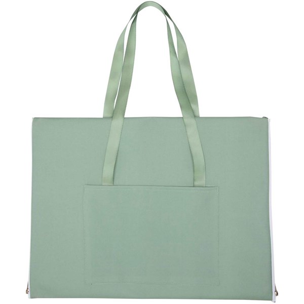 Obrázky: Zelená piknik. deka z 600D PES s povrchem z PVC, Obrázek 4