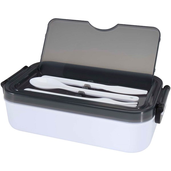 Obrázky: Sada obědového boxu a příborů, bílá, Obrázek 3