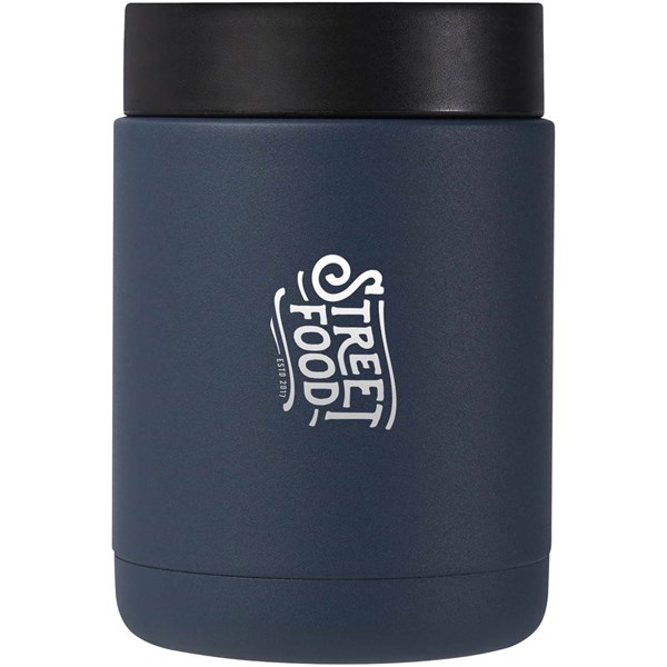 Obrázky: Vakuová rec. nerez dóza na jídlo, 500 ml, modrá, Obrázek 3