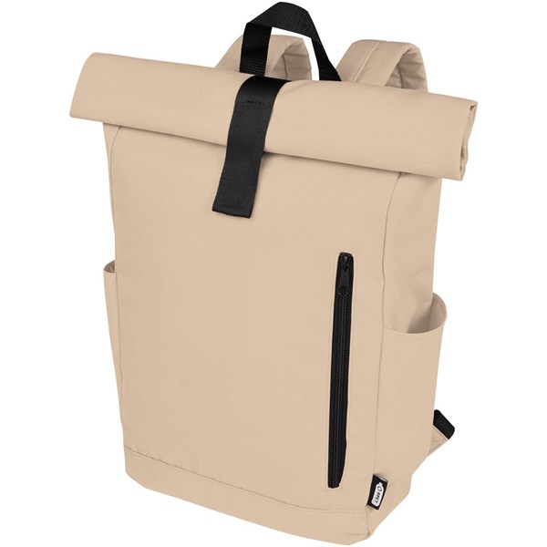 Obrázky: Béžový GRS RPET voděodolný batoh 18 l