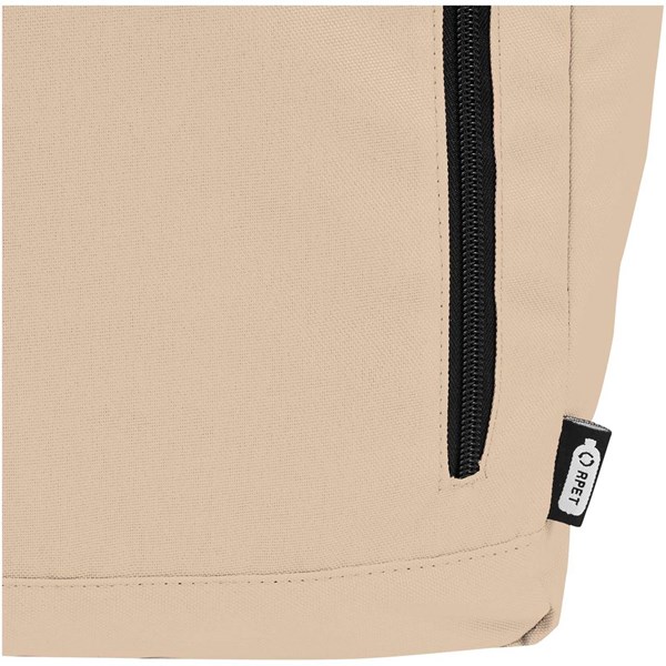 Obrázky: Béžový GRS RPET voděodolný batoh 18 l, Obrázek 4