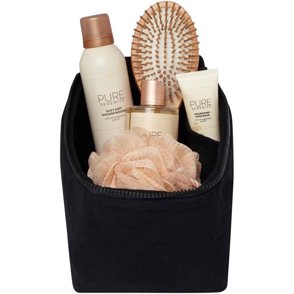 Obrázky: Recyklovaná kosmetická taštička, černá, Obrázek 2