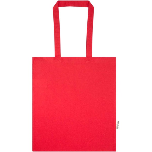 Obrázky: Nákupní taška z GRS recykl. bavlny 140g, červená, Obrázek 5