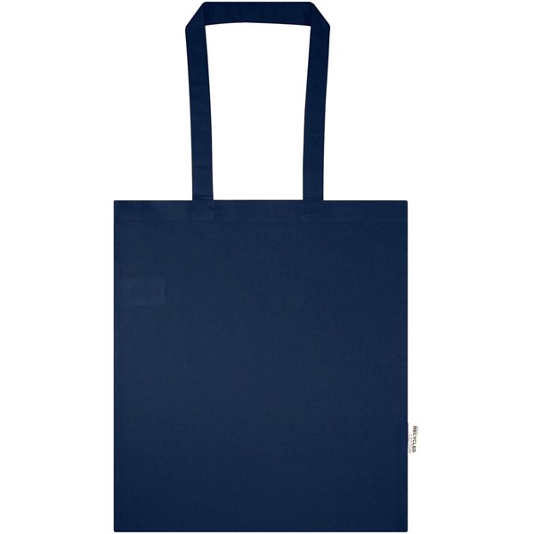 Obrázky: Nákupní taška z GRS recykl. bavlny 140g, n.modrá, Obrázek 5