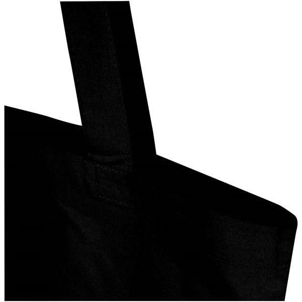 Obrázky: Nákupní taška z GRS recyklované bavlny 140g, černá, Obrázek 2