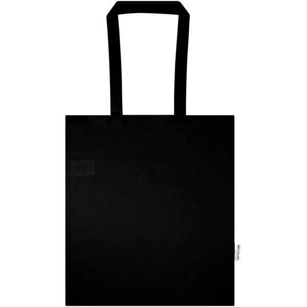 Obrázky: Nákupní taška z GRS recyklované bavlny 140g, černá, Obrázek 5