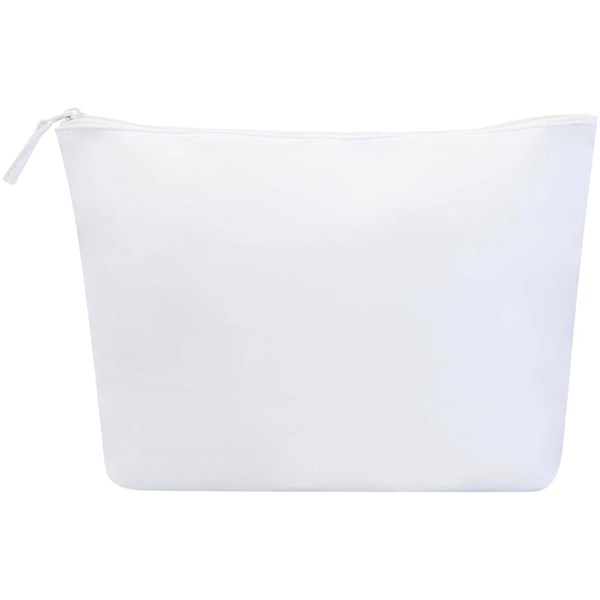 Obrázky: GRS recyklovaná sada toaletních taštiček, bílá, Obrázek 4