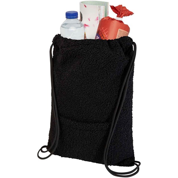 Obrázky: GRS rec. sherpa šňůrkový batoh 9L, černý, Obrázek 3