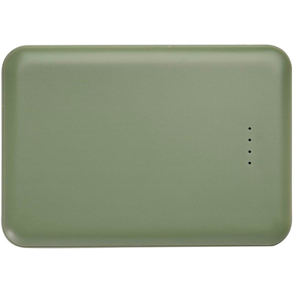 Obrázky: Zelená powerbanka 5000mAh typu C z recyk. Plastu, Obrázek 8