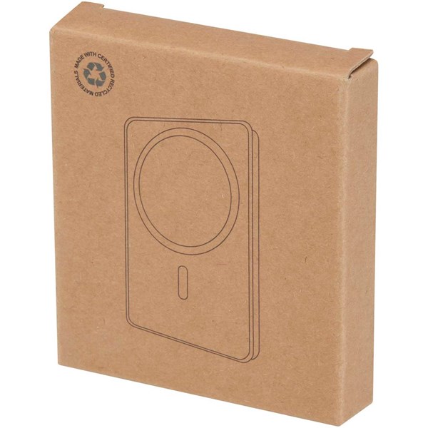 Obrázky: Bezdrátová magnetická powerbanka 5000 mAh, černá, Obrázek 8