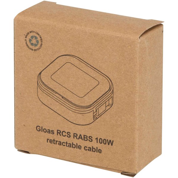 Obrázky: Bílý rolovací datový a 100W rychlonab. kabel 5 v 1, Obrázek 9