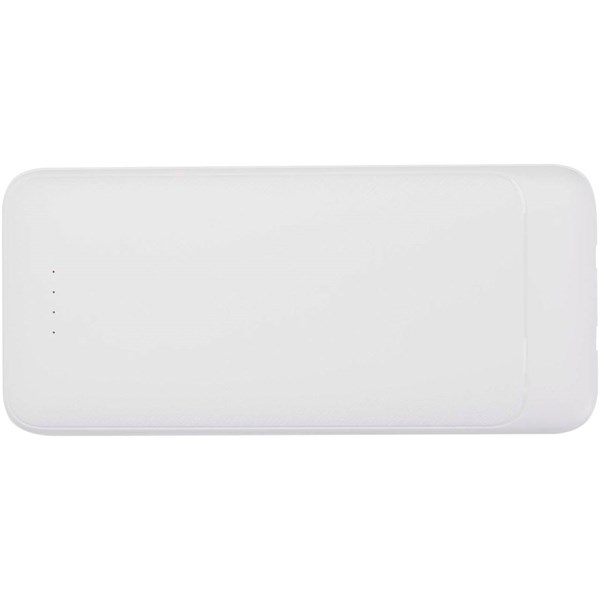 Obrázky: Bílá powerbanka 10 000 mAh s vestavěnými kabely, Obrázek 8