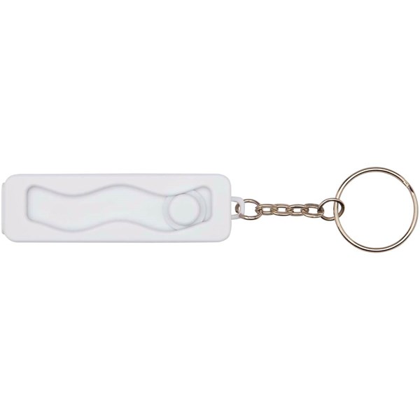 Obrázky: Bílý přívěsek/stojánek na telefon s antistresem, Obrázek 5