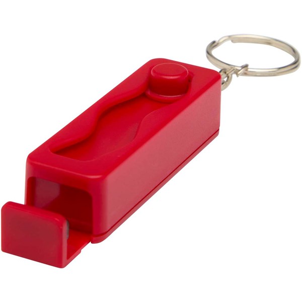 Obrázky: Červený přívěsek/stojánek na telefon s antistresem, Obrázek 3