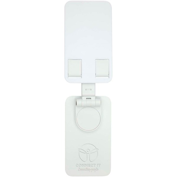 Obrázky: Skládací držák na telefon z rec.plastu, bílý, Obrázek 5