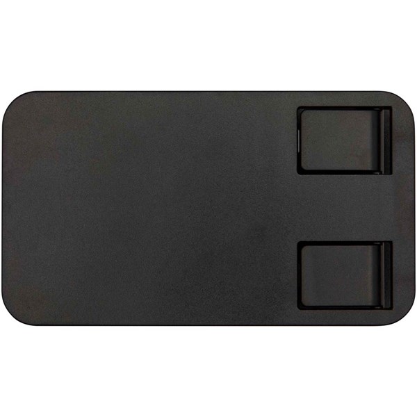 Obrázky: Skládací držák na telefon z rec.plastu, černý, Obrázek 3