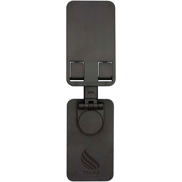 Obrázky: Skládací držák na telefon z rec.plastu, černý, Obrázek 5