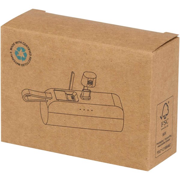 Obrázky: Bílá stojánková powerbanka 5000 mAh 10W, Obrázek 8