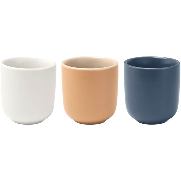 Obrázky: Sada 2 keramických šálků 90 ml, béžová, Obrázek 3