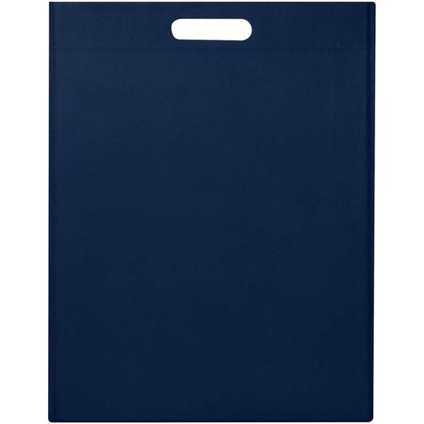 Obrázky: Nám.modrá taška 34 x 43 cm s průhmatem z rec. RPET, Obrázek 2