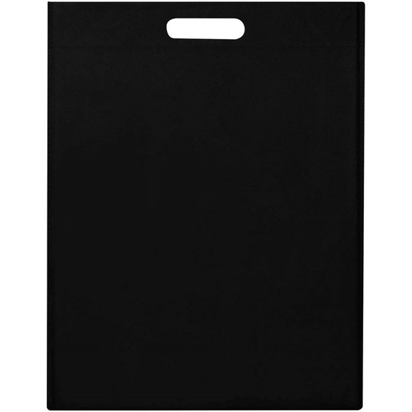 Obrázky: Černá taška 34 x 43 cm s průhmatem z rec. RPET, Obrázek 2