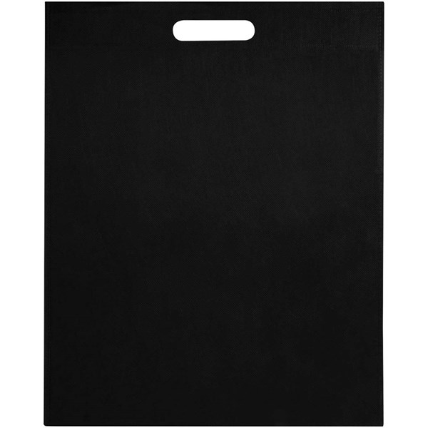 Obrázky: Černá taška 34 x 43 cm s průhmatem z rec. RPET, Obrázek 5