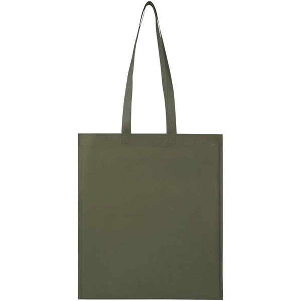 Obrázky: Les.zelená rec.netkaná nákup. taška 36x40cm,dl.uši, Obrázek 4