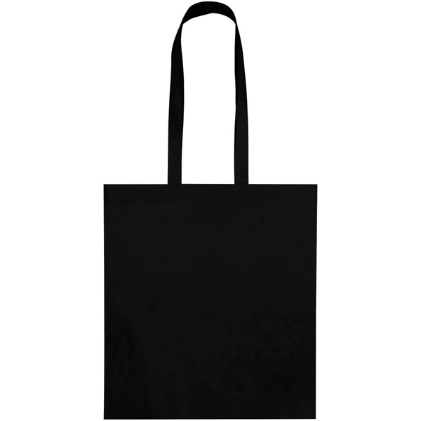 Obrázky: Černá rec.netkaná nákup. taška 36 x 40 cm,dl.uši, Obrázek 5