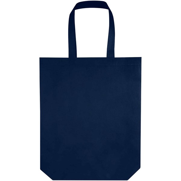 Obrázky: Nám.modrá netkaná nákup.taška se sl.dnem z GRS, 12L, Obrázek 5