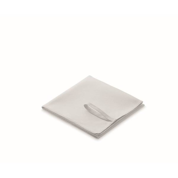 Obrázky: Ručník z mikrovlákna 30x50 cm s poutkem, bílá, Obrázek 2