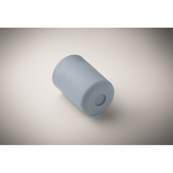 Obrázky: Hrnek se silikonovým návlekem 330ml, modrá, Obrázek 5