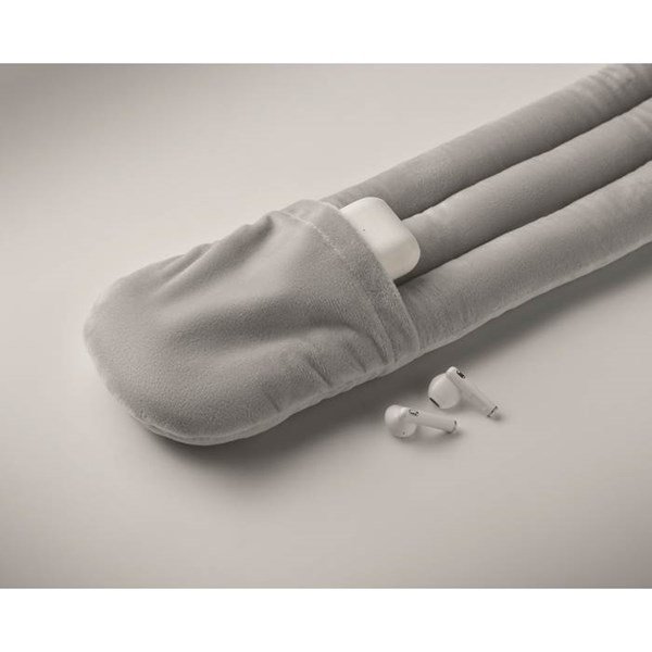 Obrázky: Šedý ohebný cestovní polštářek v obalu, Obrázek 6