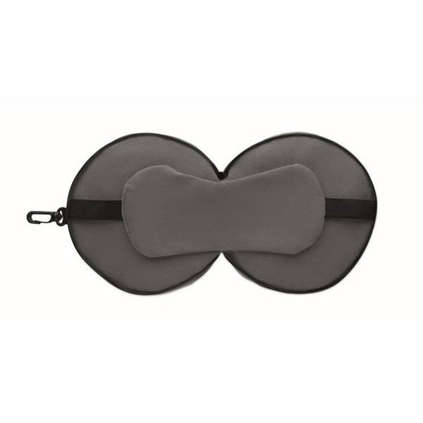 Obrázky: Cestovní sada polštáře a masky, tmavě šedá, Obrázek 5