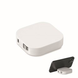 Obrázky: Zatahovací 100W a nabíjecí kabel, bílý