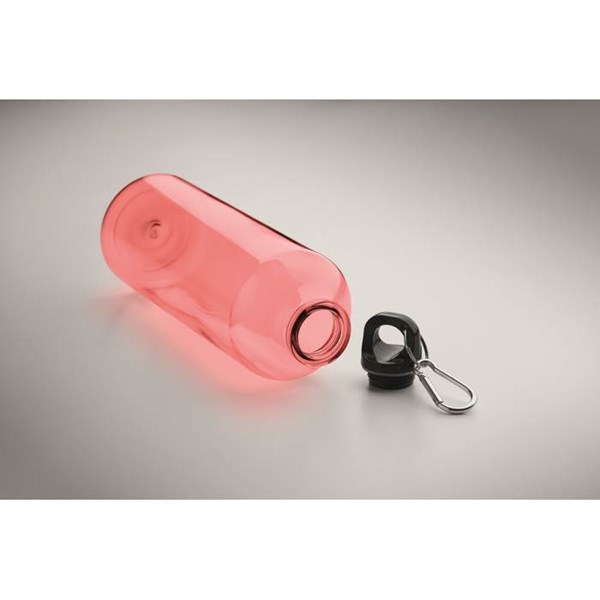 Obrázky: Láhev z RPET 750 ml s karabinou, červená, Obrázek 4