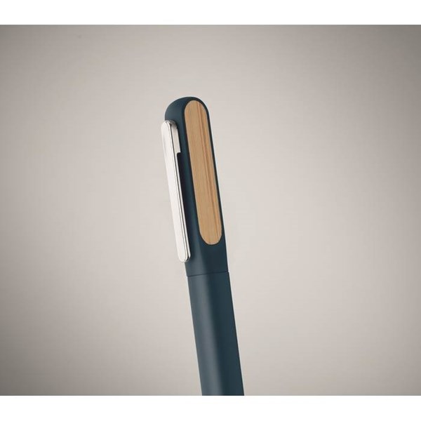 Obrázky: Komb. kul. pero recykl. hliník, rec. ABS, modrá, Obrázek 3