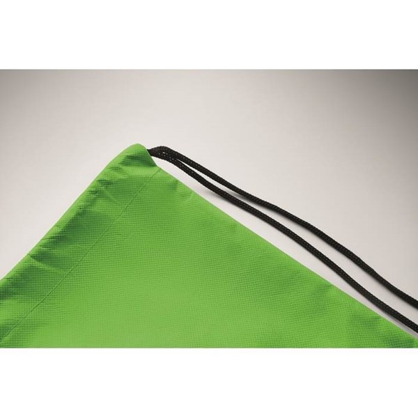 Obrázky: Stahovací batoh z RPET netkané, limetková, Obrázek 4