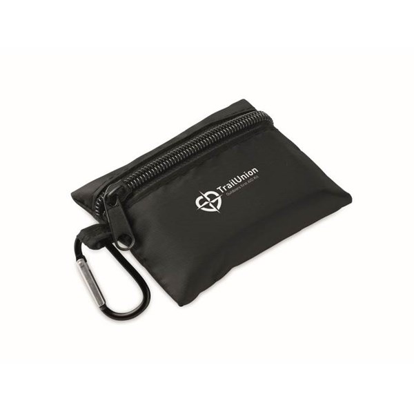 Obrázky: Malá lékárnička RPET pouzdro, černá, Obrázek 3