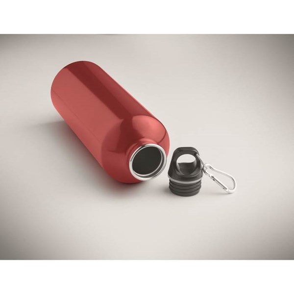 Obrázky: Jednostěnná nerez láhev 1l, červená, Obrázek 5