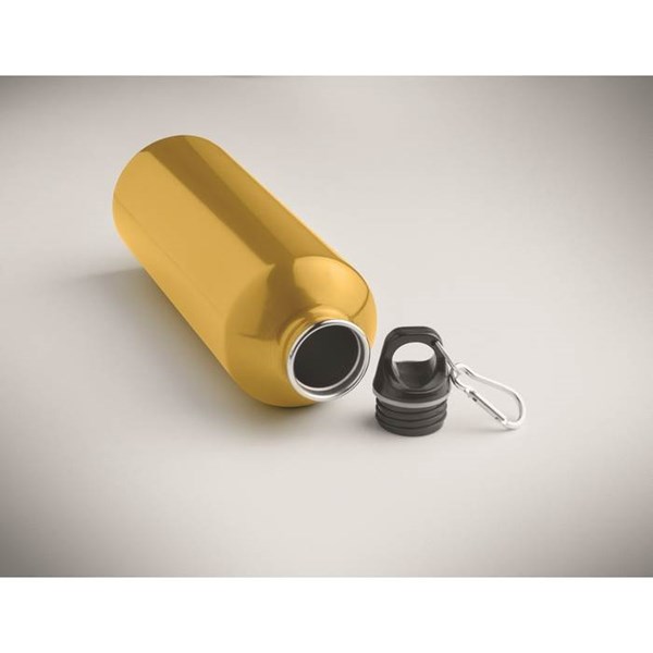 Obrázky: Jednostěnná nerez láhev 1l, okrová, Obrázek 5