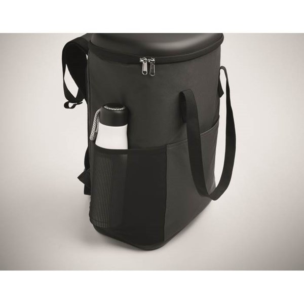 Obrázky: Šedý chladicí batoh 20l z 600D RPET, Obrázek 10