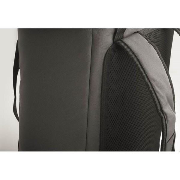 Obrázky: Šedý chladicí batoh 20l z 600D RPET, Obrázek 11