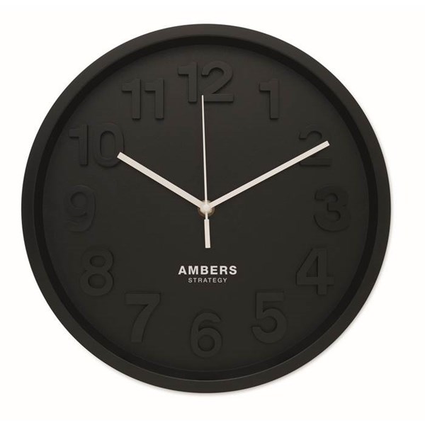 Obrázky: Černé nástěnné hodiny z PP, Obrázek 7