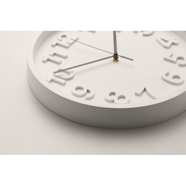 Obrázky: Bílé nástěnné hodiny z PP, Obrázek 3