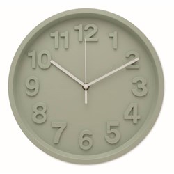 Obrázky: Mát. zelené nástěnné hodiny z PP