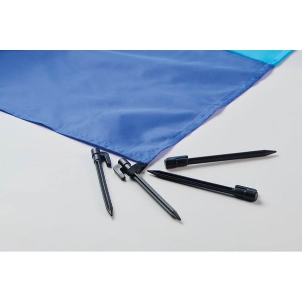 Obrázky: Lehká velká pláž. deka-4 skoby k uchyc., tyrkysová, Obrázek 9