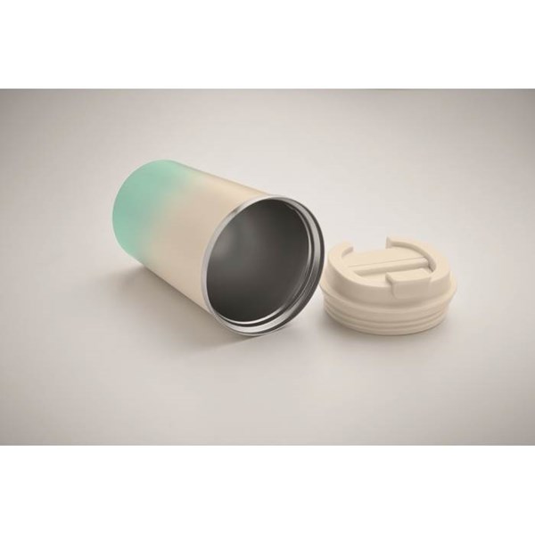 Obrázky: Termohrnek nerez 350 ml s přechodem barev, zelená, Obrázek 3