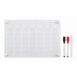 Obrázky: Magnetický akryl. plánovač vč. 3 mazatelných fixů