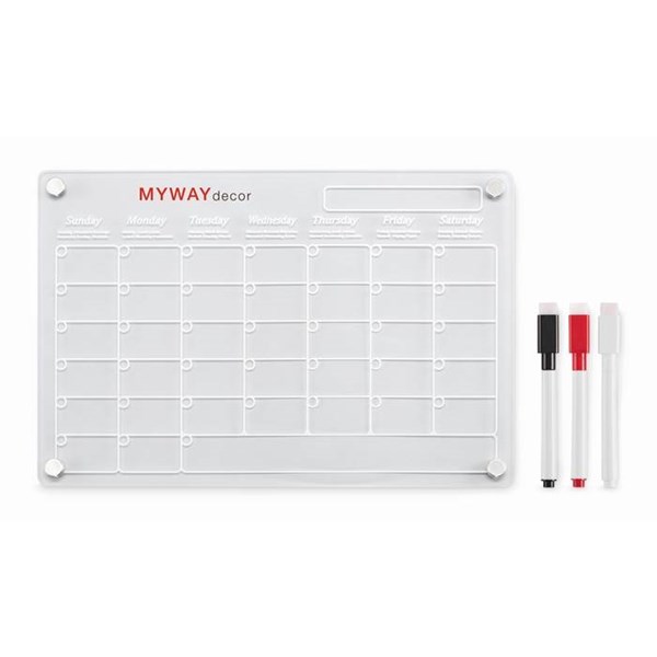 Obrázky: Magnetický akryl. plánovač vč. 3 mazatelných fixů, Obrázek 12